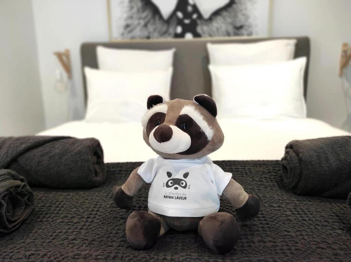 La Planque Du Raton Laveur Aparthotel Lierneux Exteriör bild