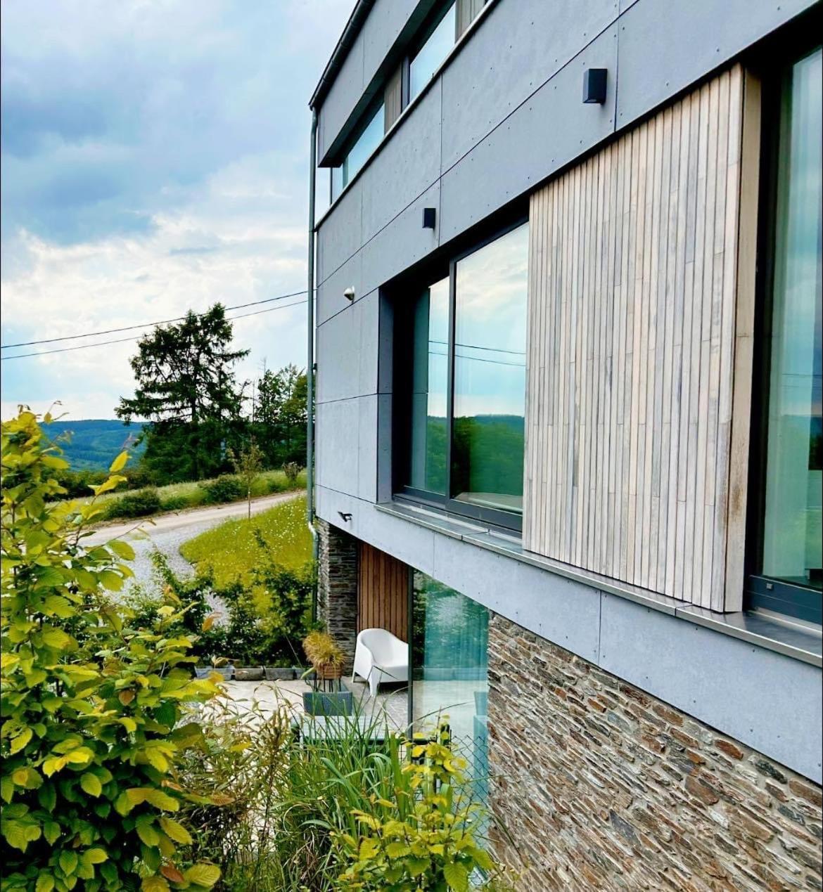 La Planque Du Raton Laveur Aparthotel Lierneux Exteriör bild