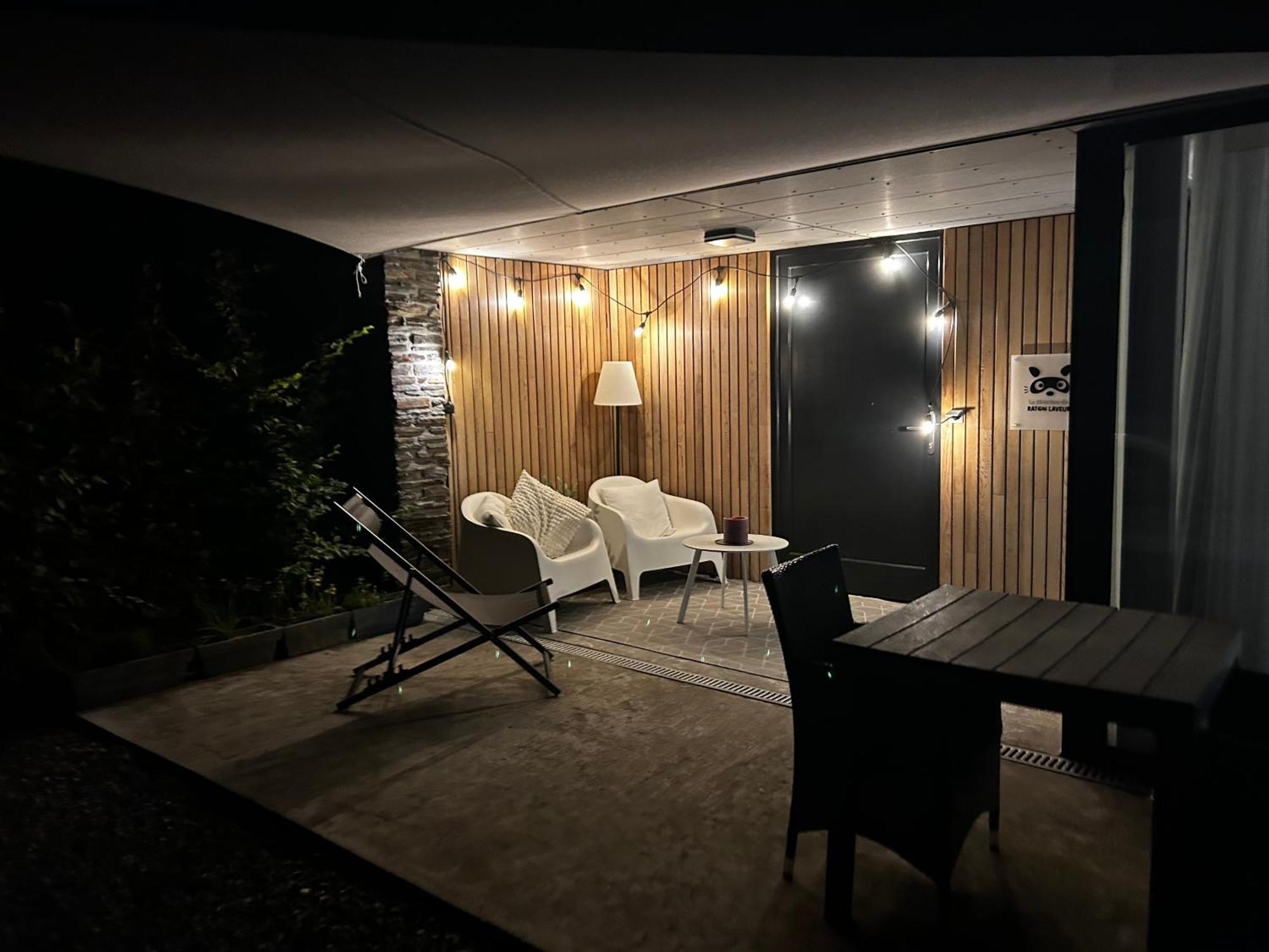 La Planque Du Raton Laveur Aparthotel Lierneux Exteriör bild